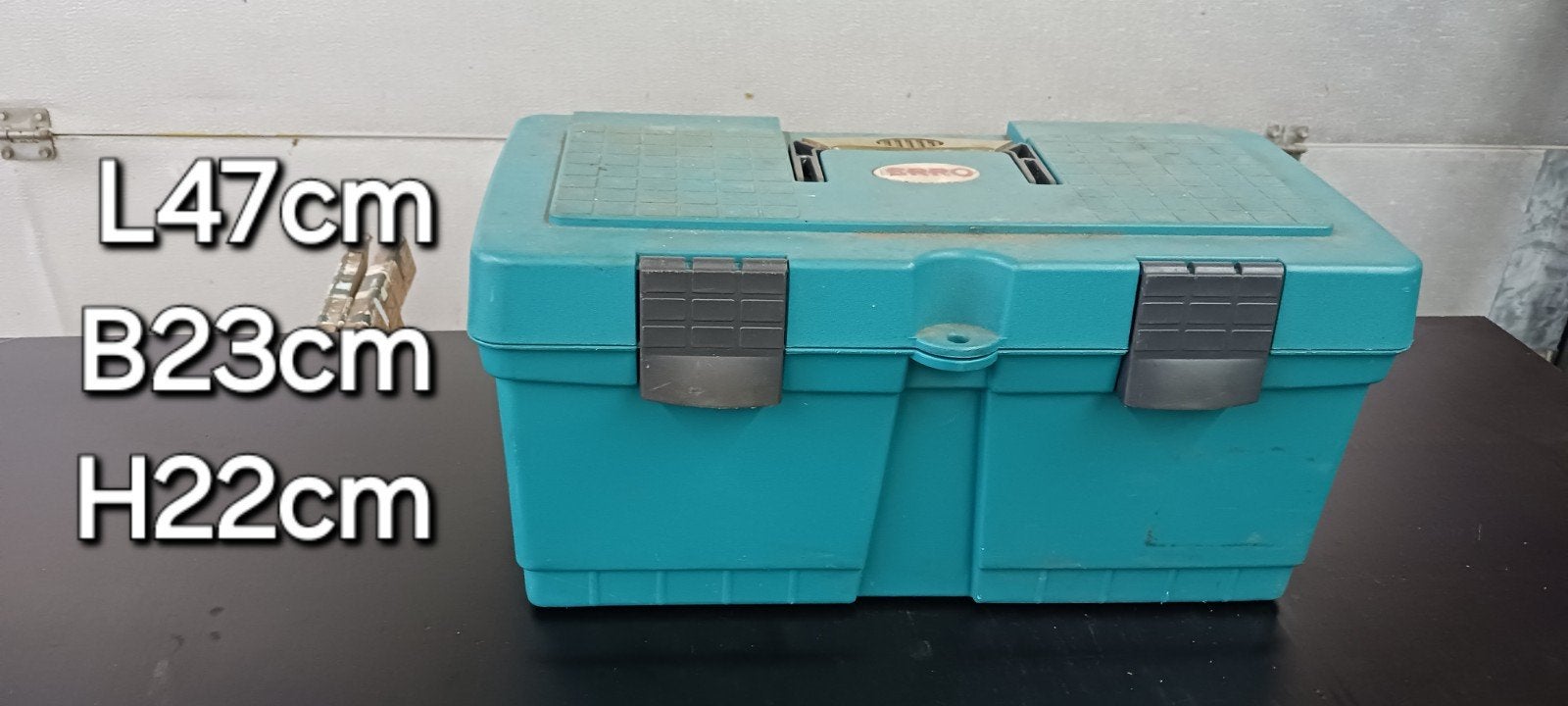 Kunststof Gereedschapskist - Erro - L47xB23xH22cm, Ophalen