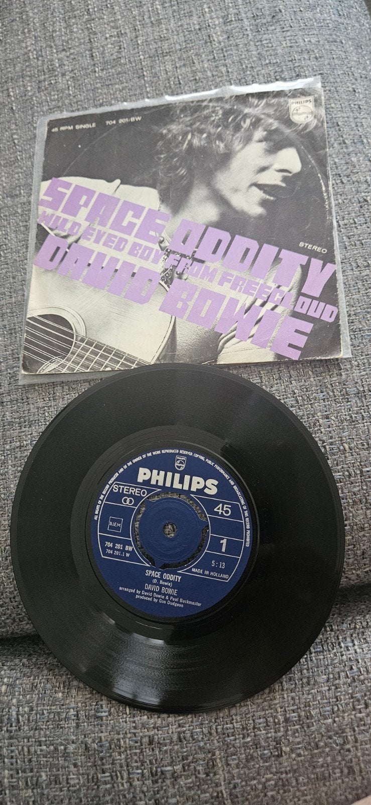 David Bowie-Space Oddity 1969 origineel, Ophalen of Verzenden, Gebruikt, Pop