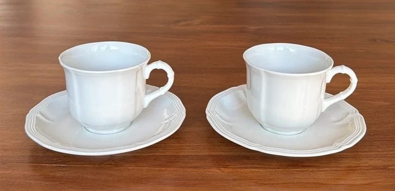 2 Villeroy & Boch Manoir kop en schotels, Villeroy & Boch, Ophalen of Verzenden, Zo goed als nieuw, Overige stijlen