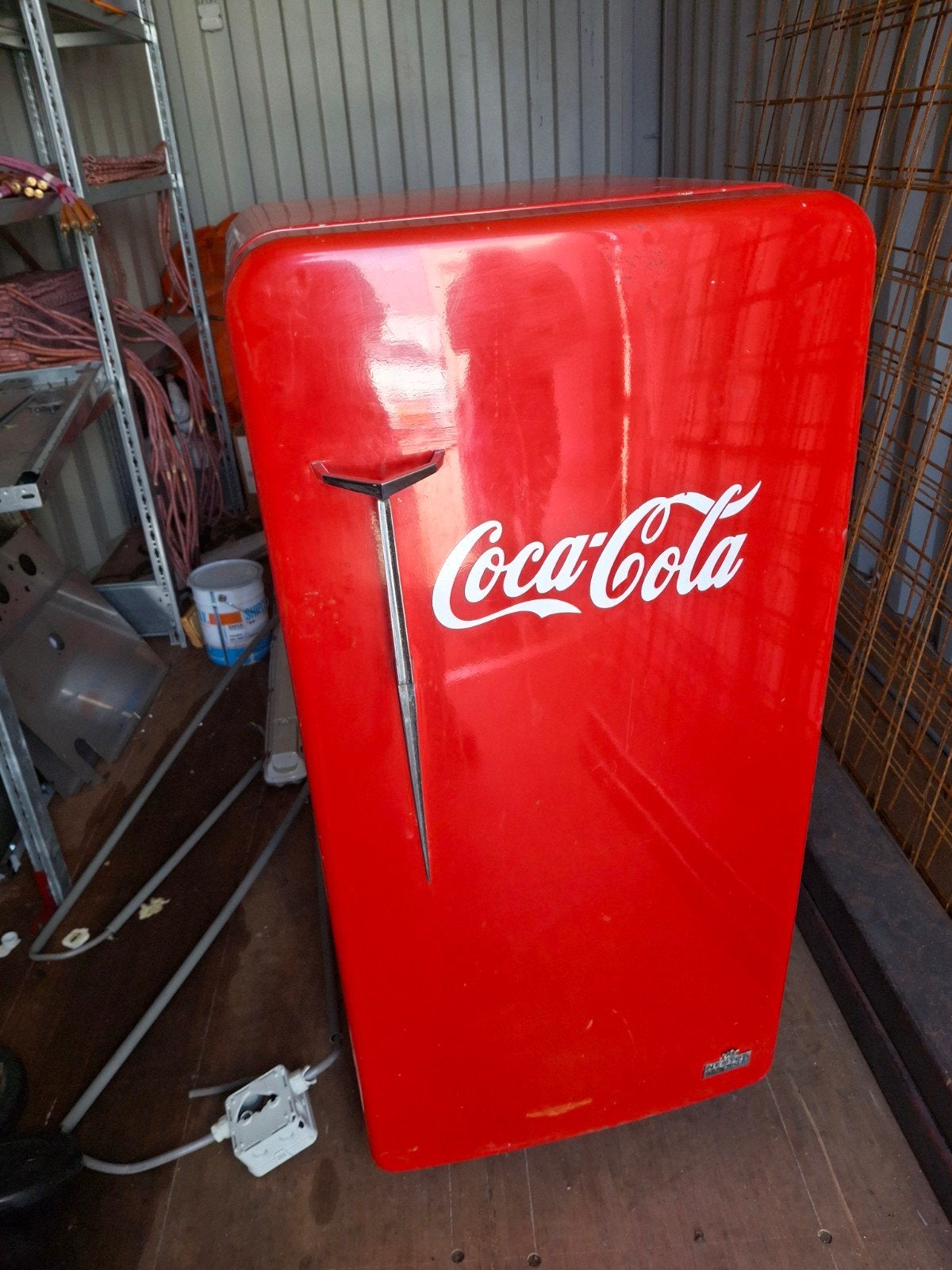 Vintage Coca-Cola Koelkast - Uniek Design, Gebruikt, 120 tot 140 cm, 100 tot 150 liter, Ophalen of Verzenden