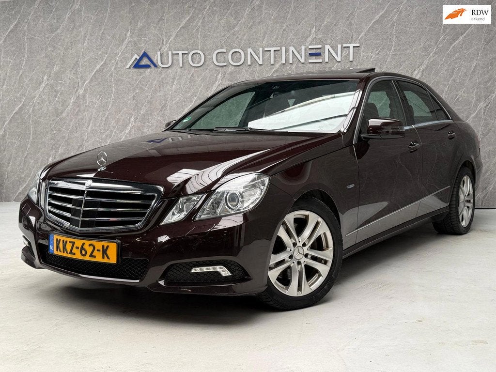 Mercedes-Benz E-klasse 350 CGI Avantgarde 293 PK / Open Dak, Auto's, Mercedes-Benz, Bedrijf, Te koop, E-Klasse, ABS, Achteruitrijcamera