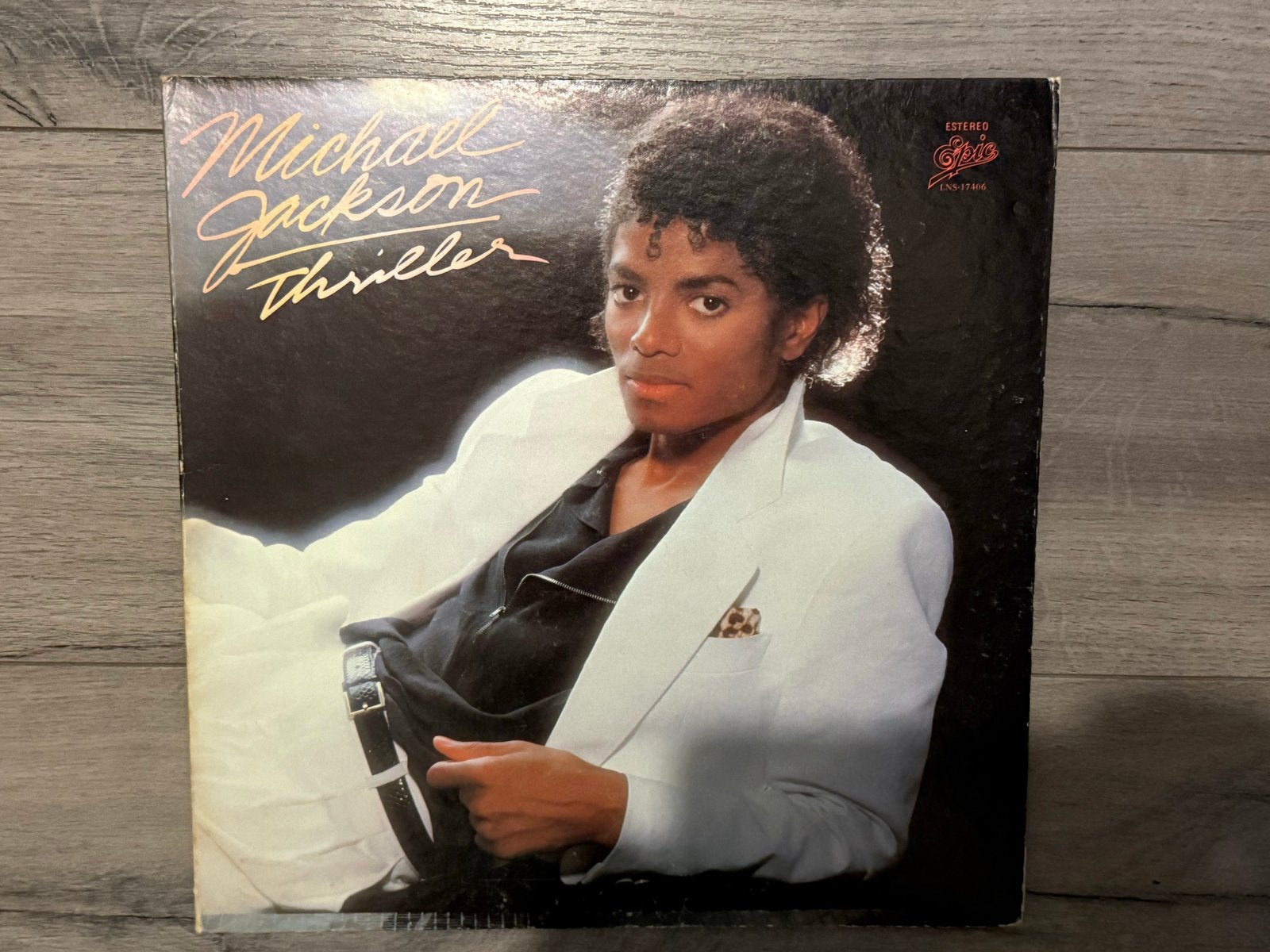 Michael Jackson - Thriller LP (Originele Persing), LP, Gebruikt, Pop, Originele persing
