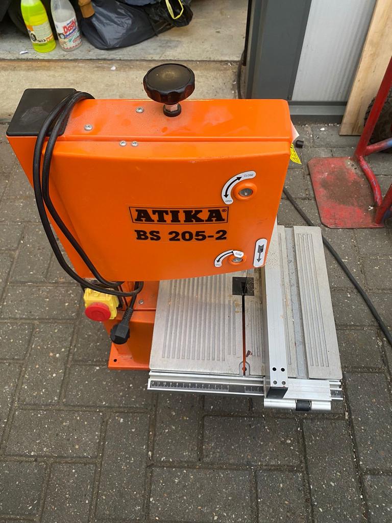 Atika BS 205-2 Lintzaagmachine - Compact & Nauwkeurig, Doe-het-zelf en Verbouw, Gereedschap | Zaagmachines, Gebruikt, Ophalen of Verzenden