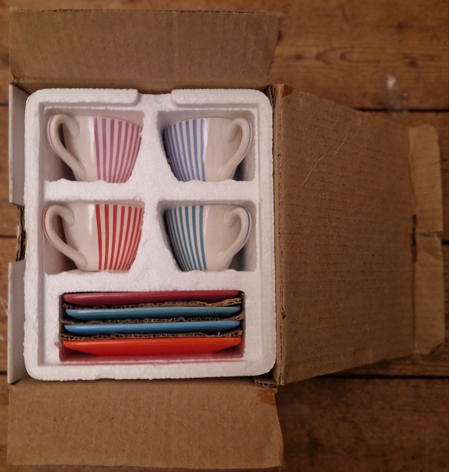 Vintage Yves Rocher LBVYR espressoservies – Nieuw in doos –, Ophalen of Verzenden, Nieuw