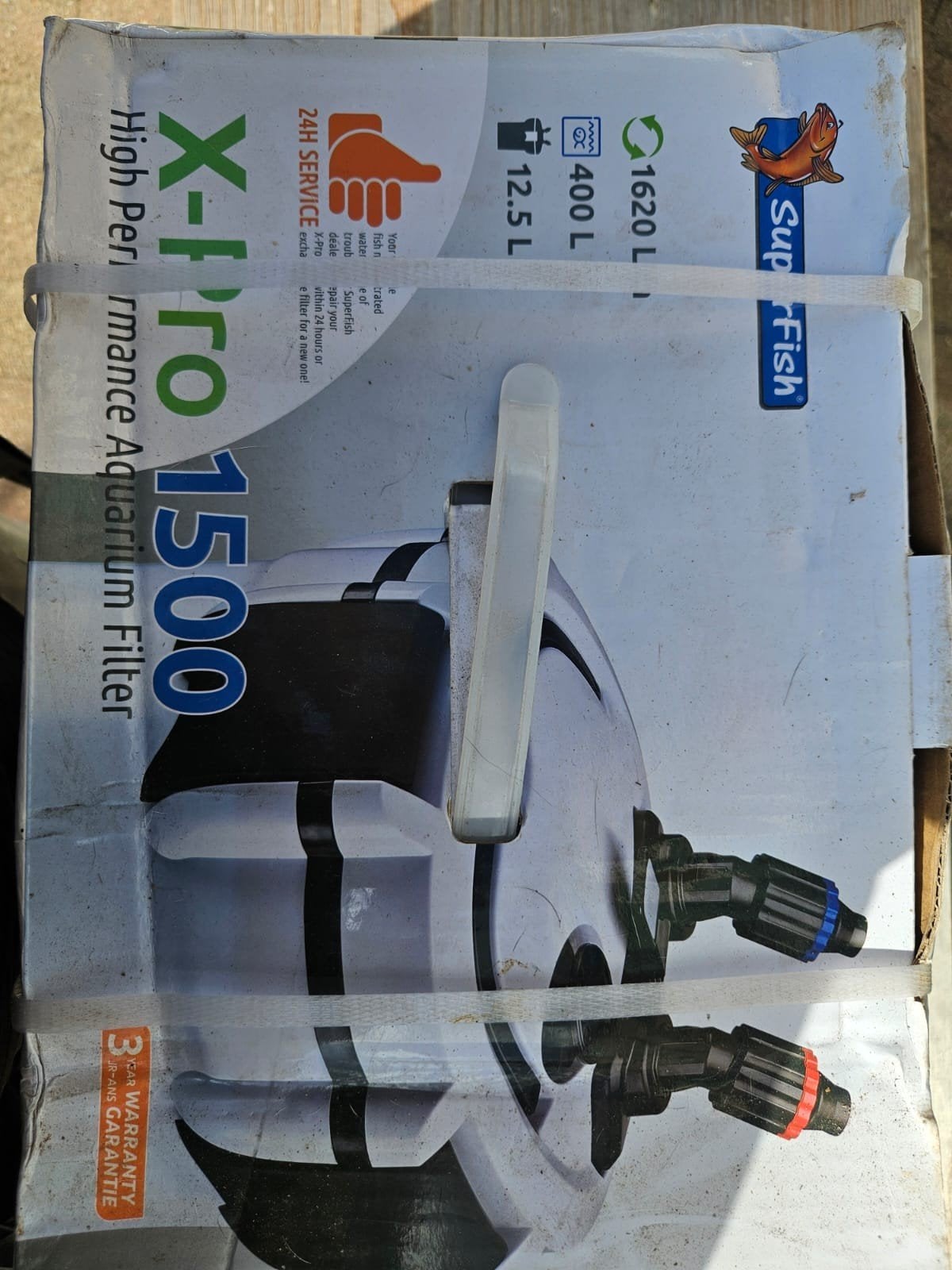 Superfish X pro 1500 extern Aquariumfilter NIEUW, Ophalen of Verzenden, Nieuw