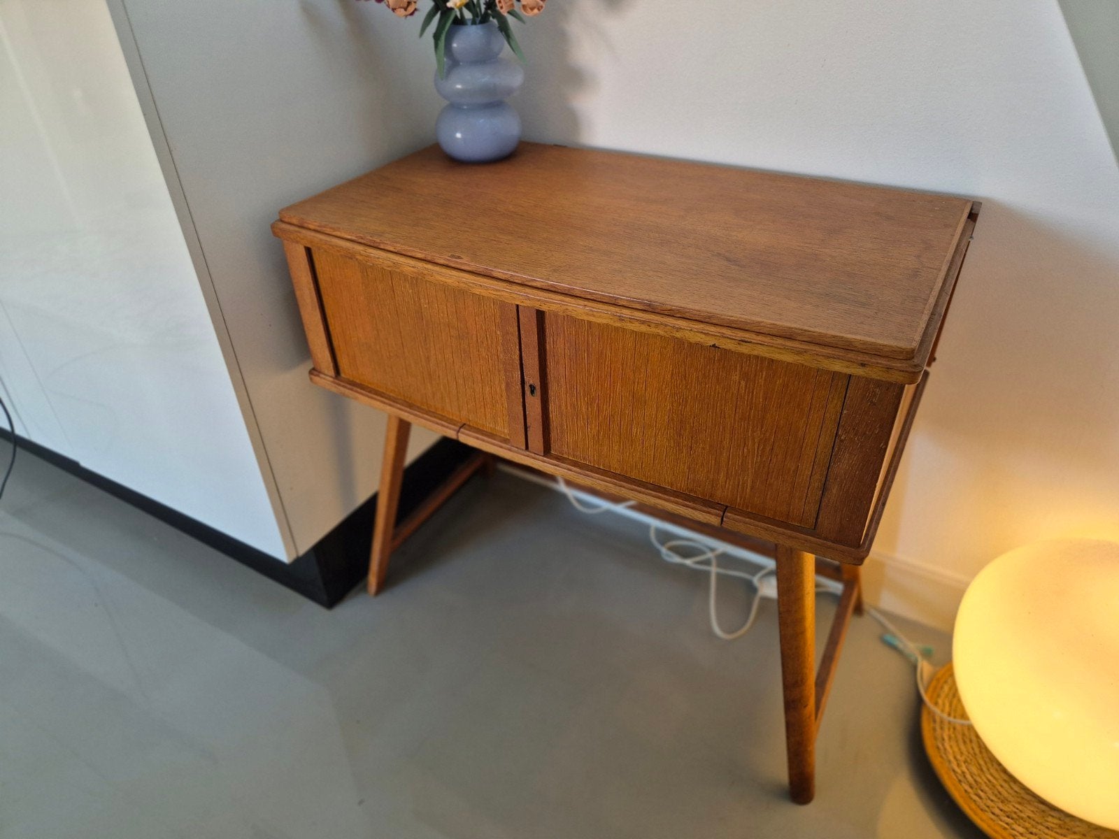 Vintage Naaitafel / Bijzettafel met Lades, Ophalen