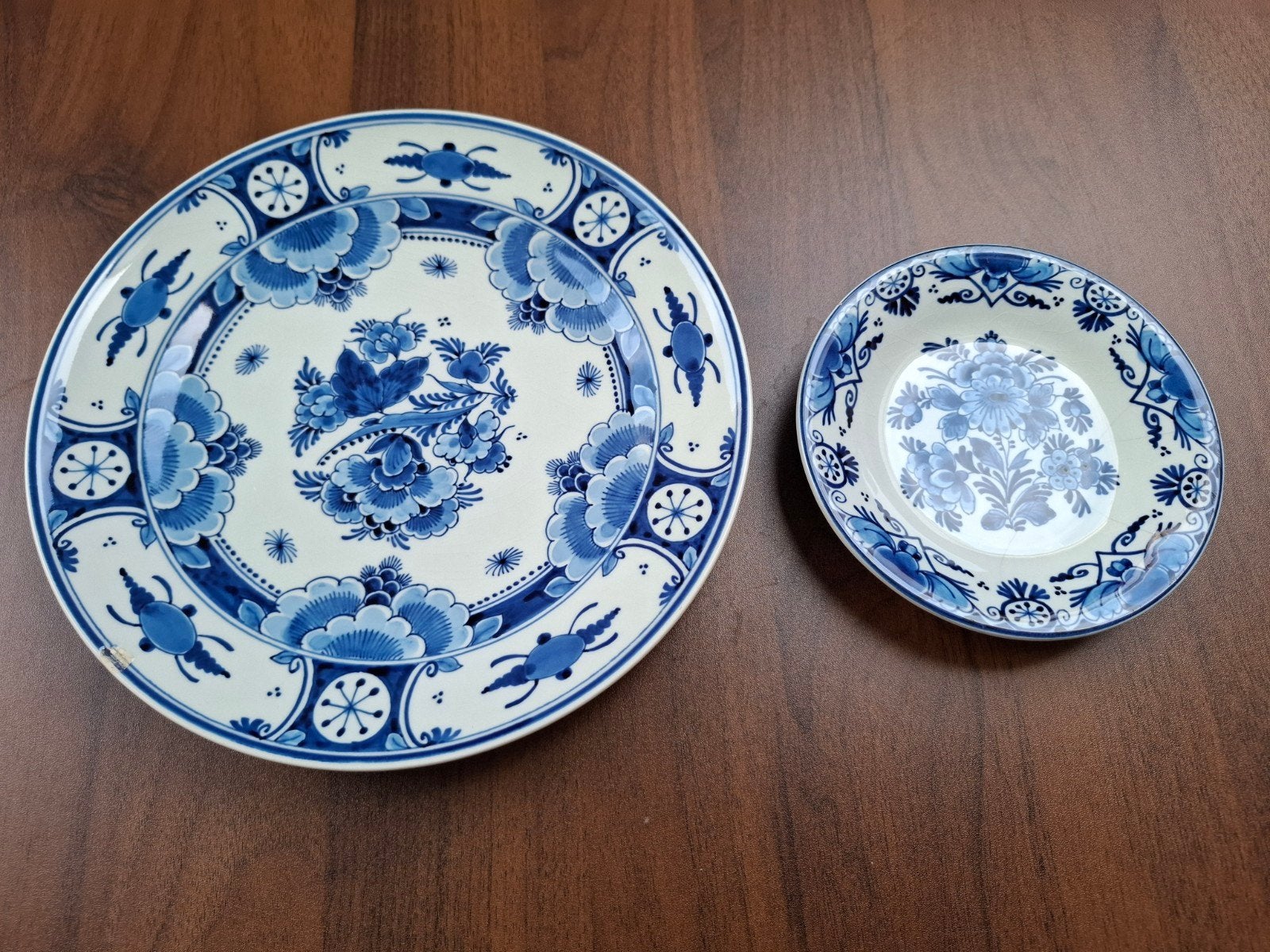 Delfts blauwe borden De Porceleyne Fles uit 1975, Antiek en Kunst, Ophalen of Verzenden
