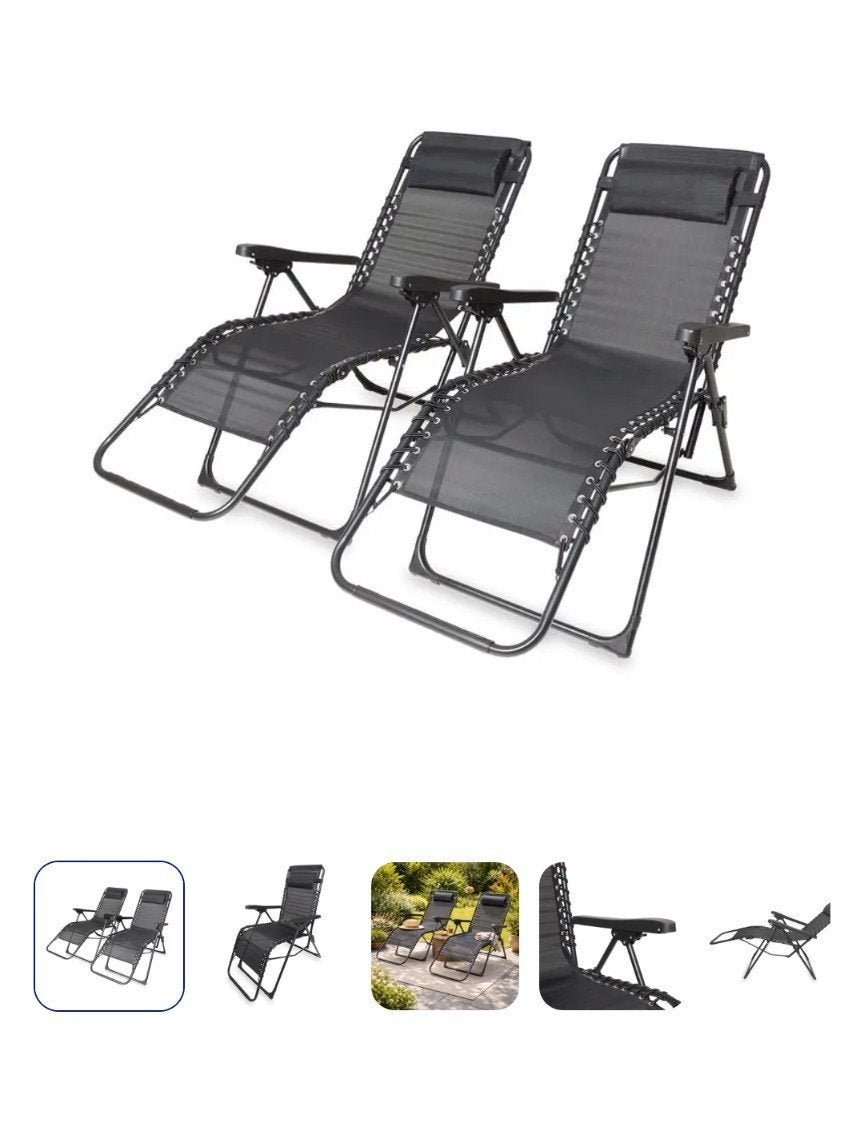 2x Nieuwe Relaxstoelen van Action (ongeopend), Ophalen, Nieuw, Verstelbaar