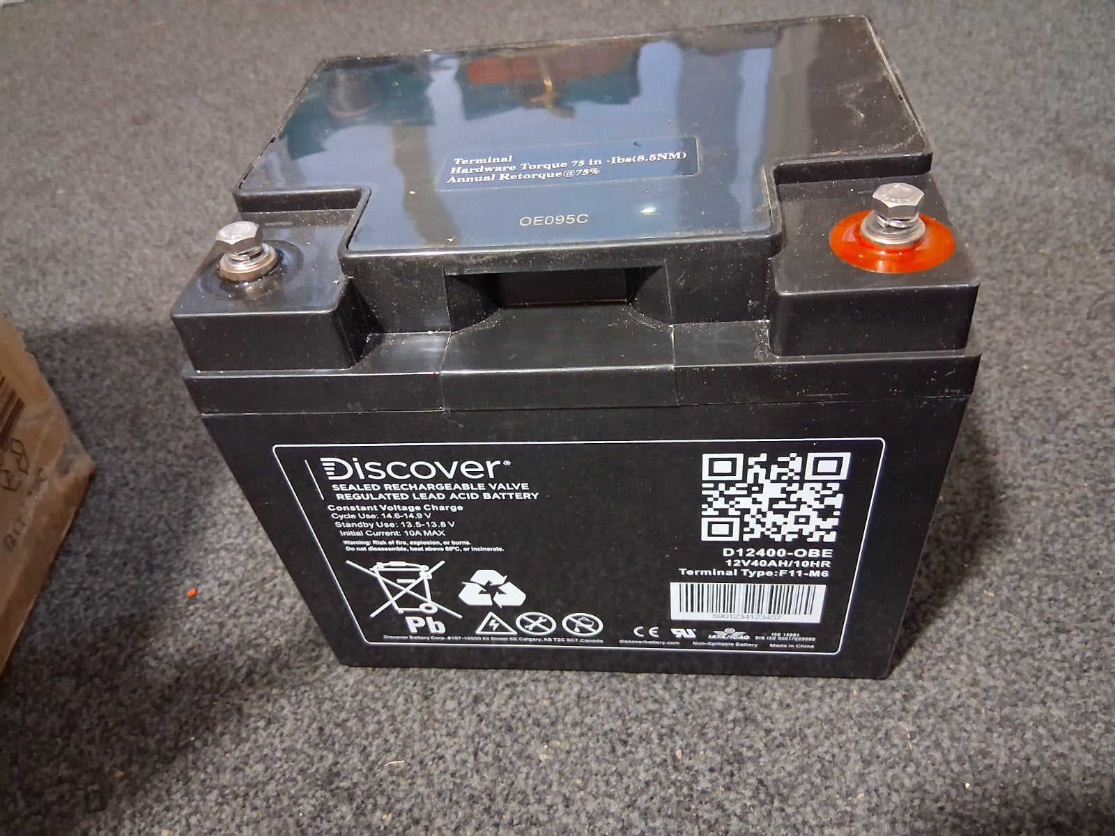 Discover D12400-OBE 12V 40AH Loodaccu - Nieuw, Auto-onderdelen, Accu's en Toebehoren, Ophalen