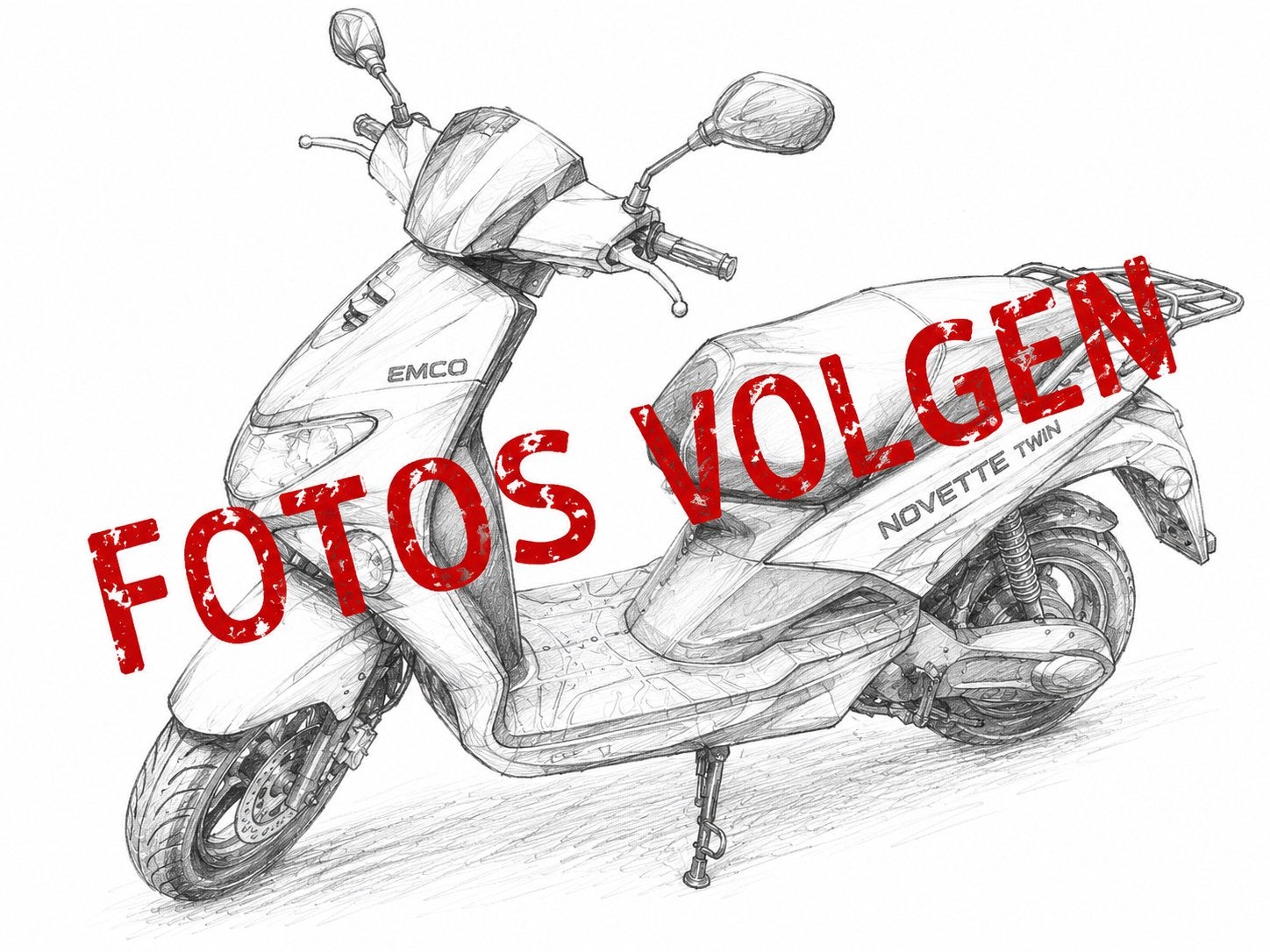 EMCO Novette Twin elektrische bromscooter - Loop of sloop -, Fietsen en Brommers, Minder dan 30 km per accu, Gebruikt, 47 tot 51 cm