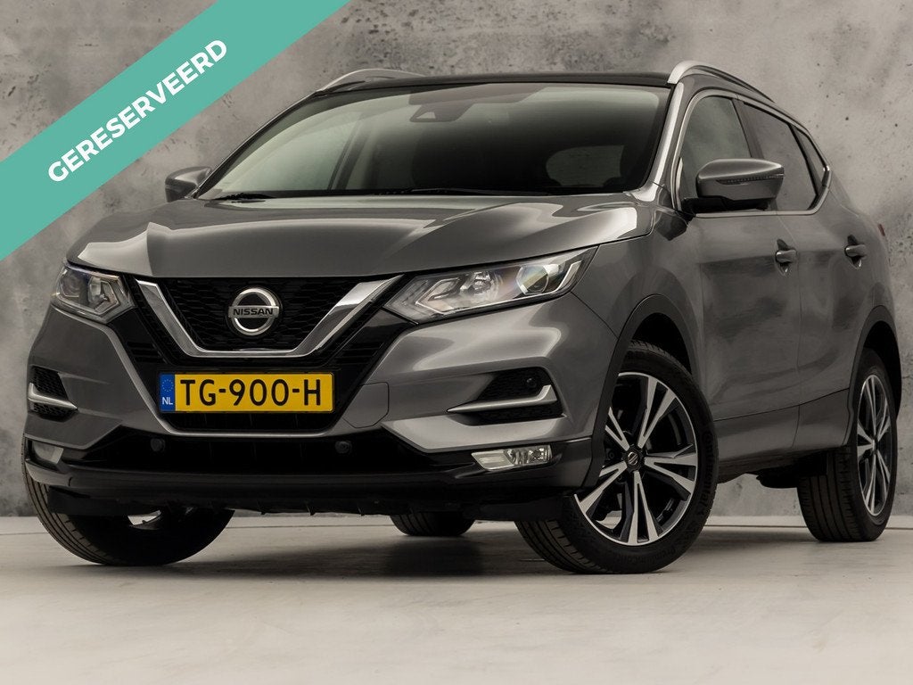 Nissan QASHQAI 1.2 N-Connecta (PANORAMADAK, NAVIGATIE, 360 C, Auto's, Nissan, Voorwielaandrijving, 12 maanden, Stof, Gebruikt