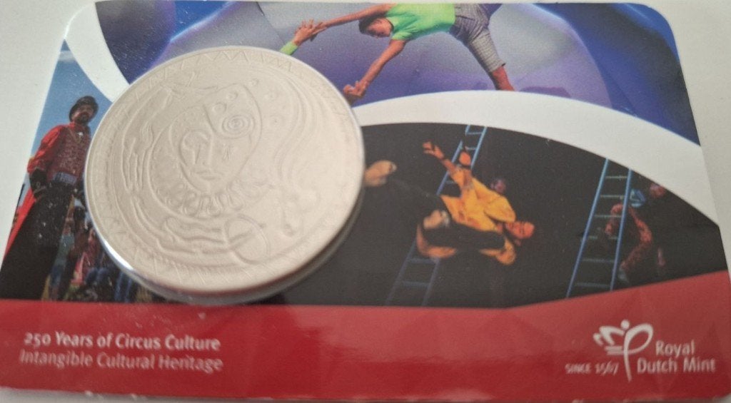 Coincard 2020 - 250 Years of Circus Culture Penning - BU, Verzenden, Overige landen, Overige waardes, Setje