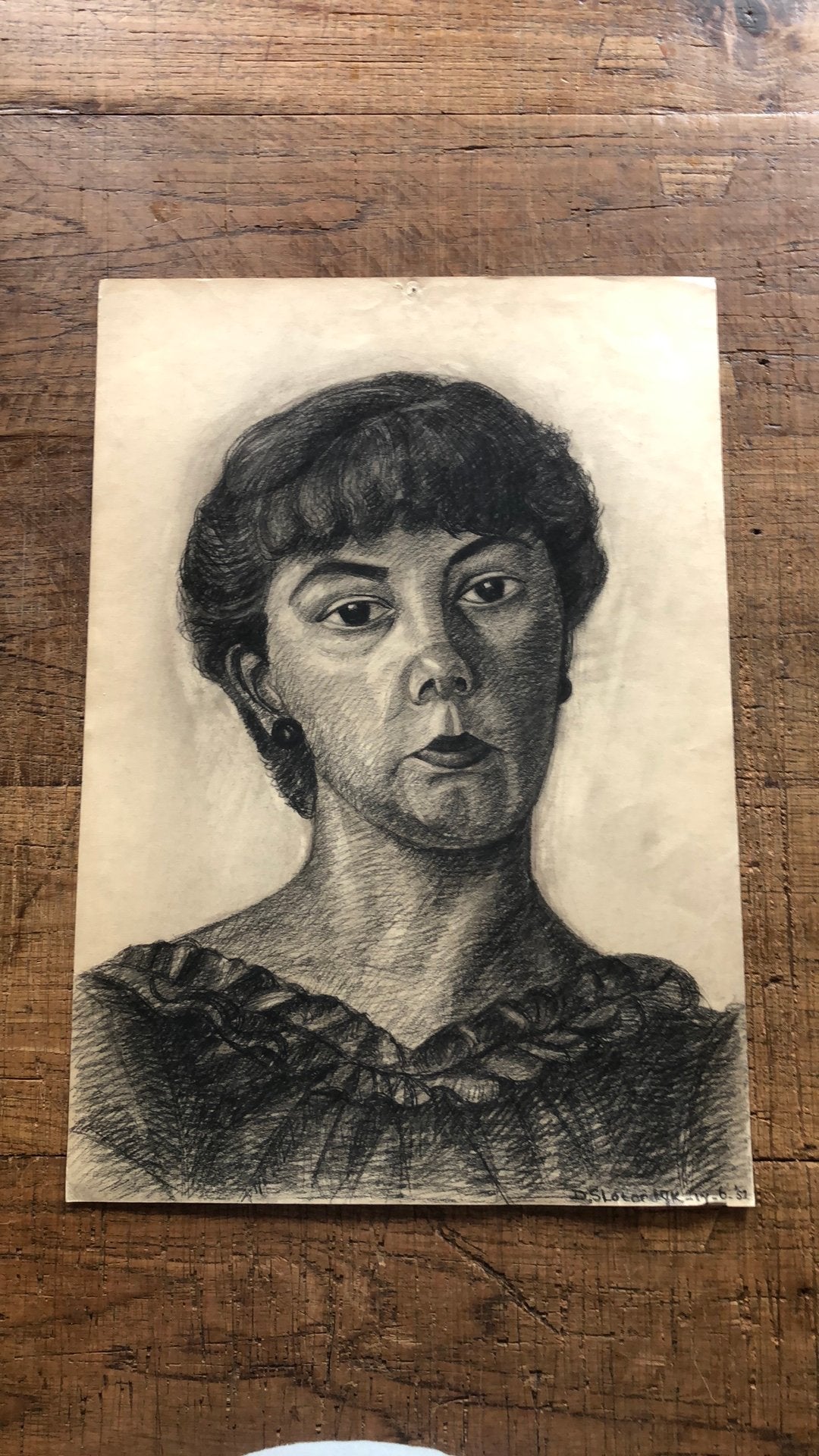 Oude tekening, Antiek en Kunst, Kunst | Tekeningen en Foto's, Ophalen of Verzenden