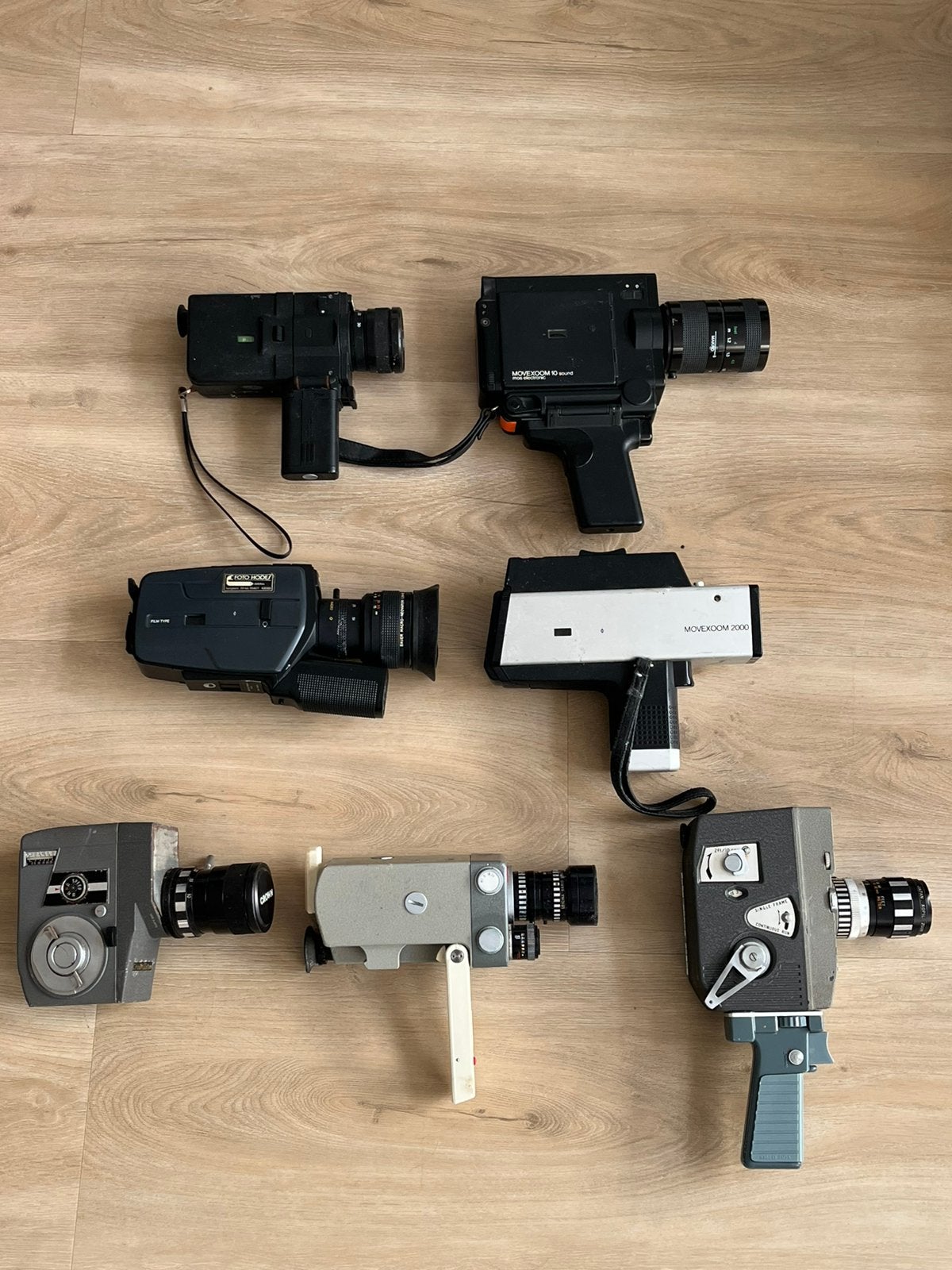 Verzameling oude videocamera’s, Audio, Tv en Foto, Ophalen of Verzenden, 8mm