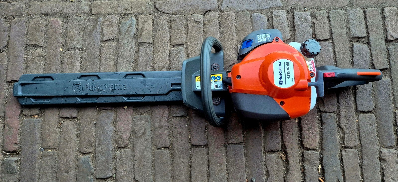 nette heggenschaar husqvarna, Tuin en Terras, Heggenscharen, Ophalen, Benzine