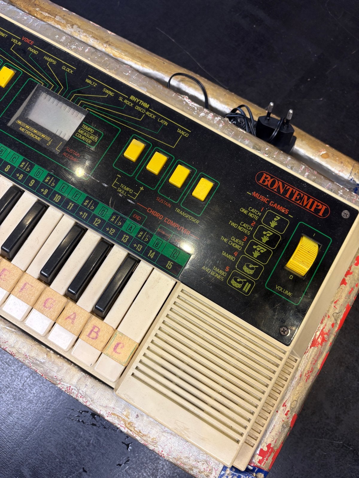 Bontempi elektronisch keyboard - Vintage, Ophalen, Gebruikt, Overige aantallen, Overige merken