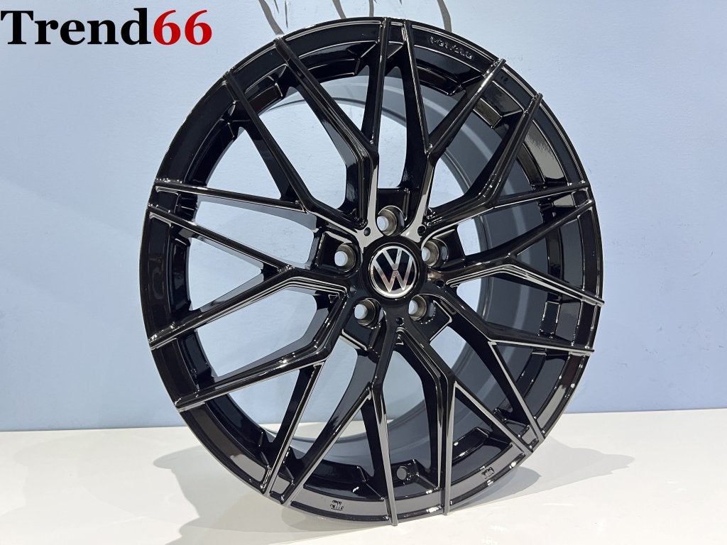 5x100 17inch Y 10 Velgen Vw Polo Tcross Ibiza Fabia Rapid 2G, Niet ingevuld, 215 mm, Velg(en), Niet ingevuld