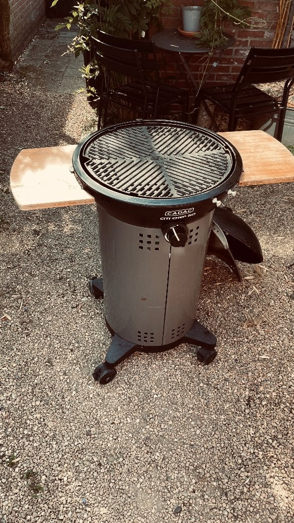 BBQ Cadac Citi Chef 50 inclusief 5 kilo gasfles., Ophalen, Gebruikt, Cadac
