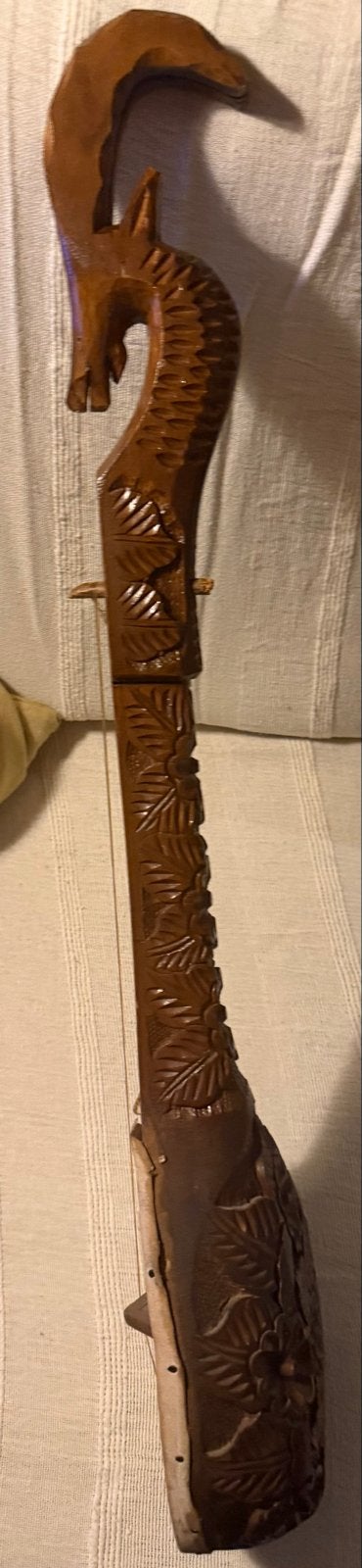 Unieke handgesneden snaarinstrument - Luit/Saz-stijl, Ophalen, Gebruikt, Luit, Saz of Bouzouki