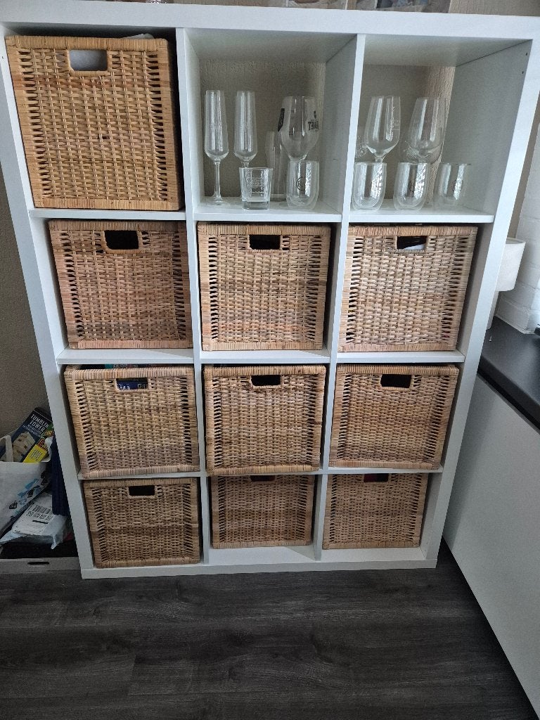Kallax ikea kast 12 vakken, Huis en Inrichting, Ophalen, Zo goed als nieuw