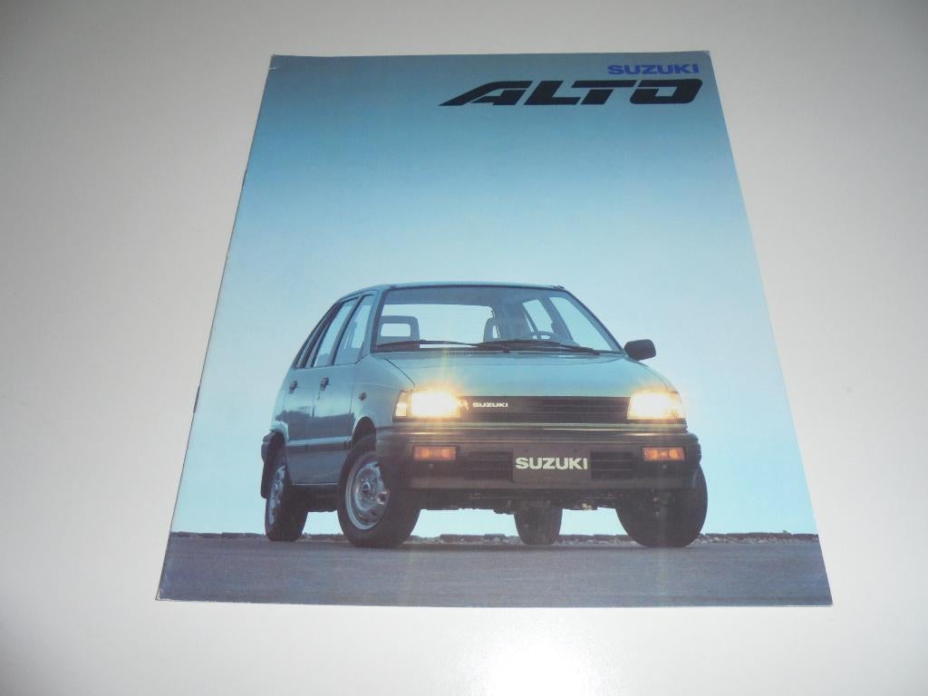 brochure Suzuki Alto  1989, Boeken, Ophalen of Verzenden, Zo goed als nieuw, Overige merken