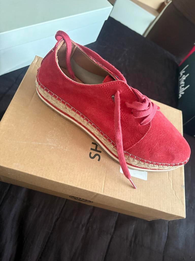 Nieuwe Shabbies rode espadrilles maat 39, Overige kleuren, Nieuw, Ophalen of Verzenden, Espadrilles of Moccasins