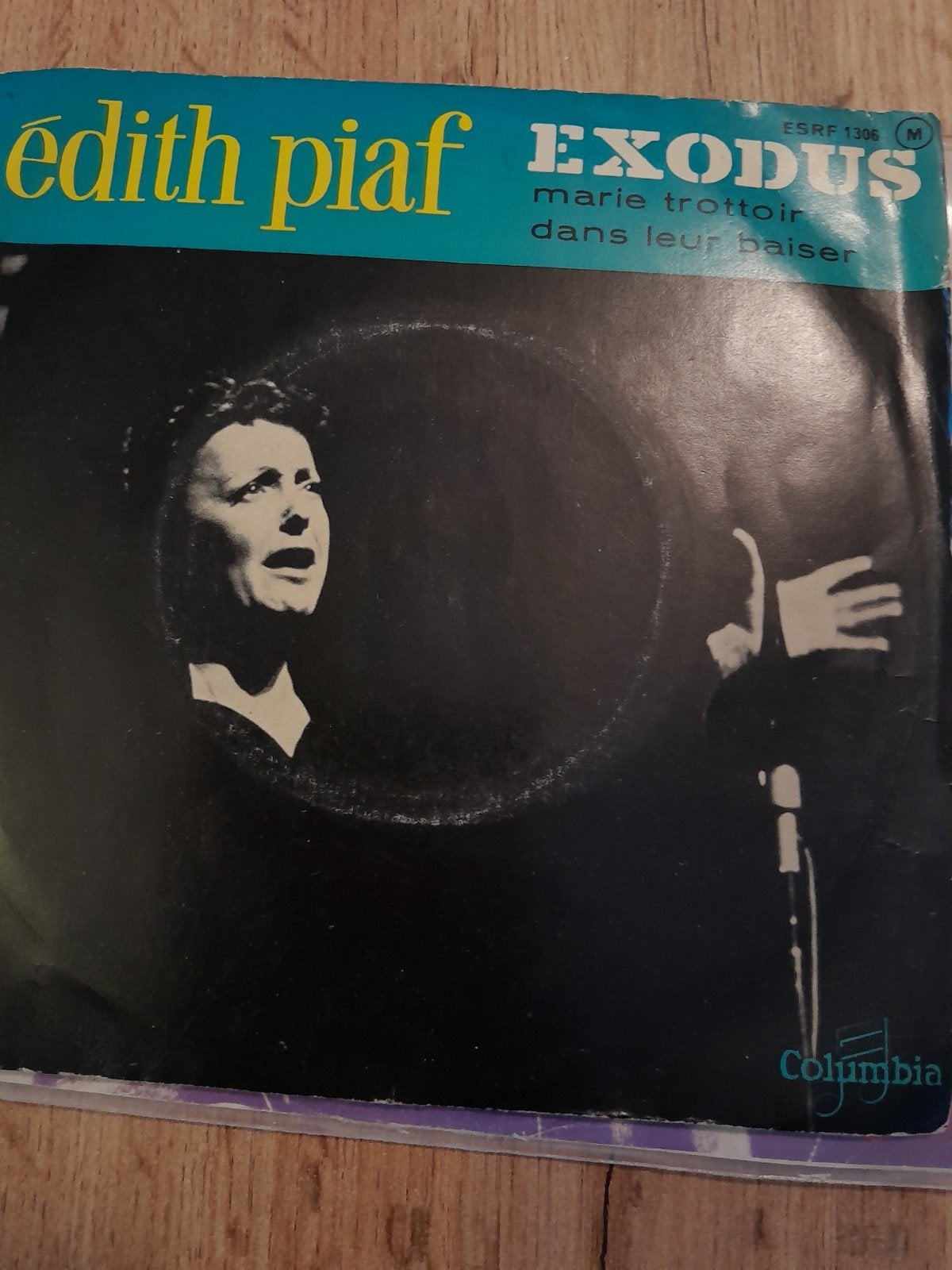 edith piaf 7inch exodus, Cd's en Dvd's, Ophalen of Verzenden, Zo goed als nieuw, Pop