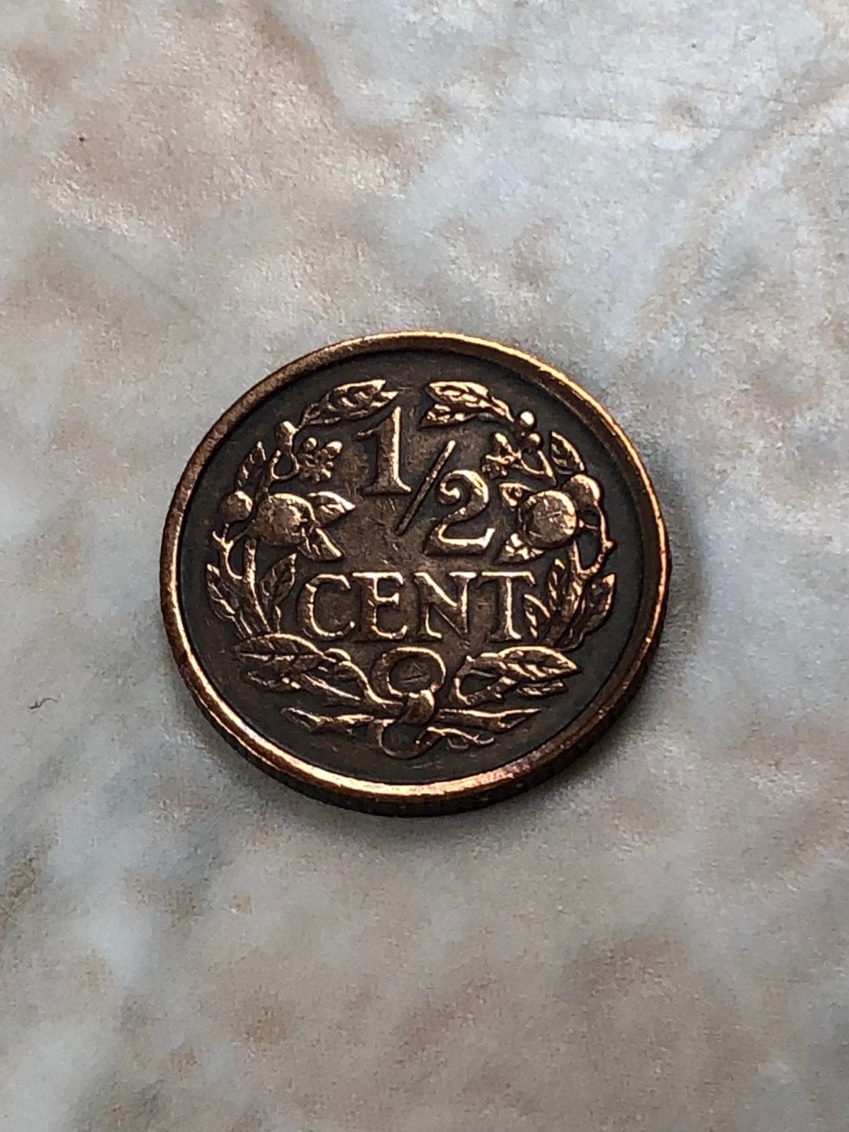 1/2 cent 1930, Verzenden, Koningin Wilhelmina, Overige waardes, Losse munt