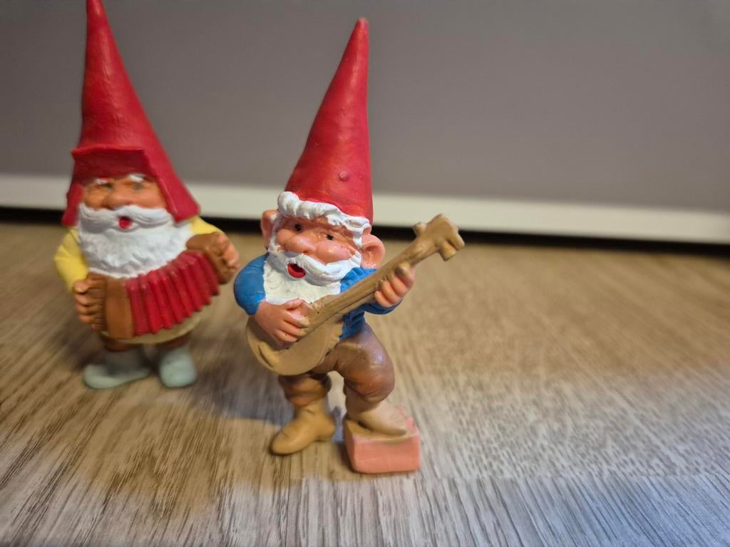 David de kabouter poppetjes muziek instrumenten, Verzamelen, Poppetjes en Figuurtjes, Ophalen of Verzenden
