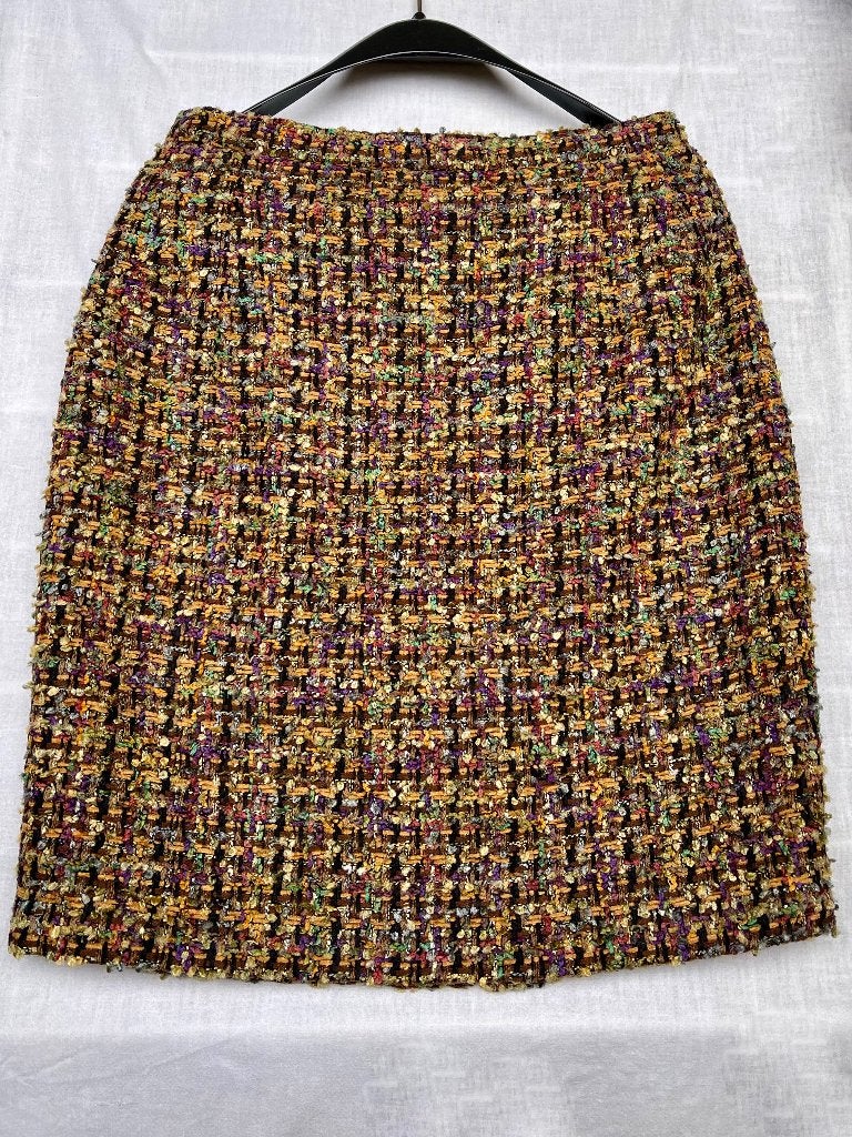 multicolor rok van bouclé van Sophia Pigozzi, Maat 38/40 (M), Sophia Pigozzi, Overige kleuren, Ophalen of Verzenden