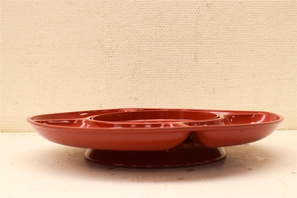 Vintage Snackschaal/Pindaschaal met draaiplateau 45937, Gebruikt, Ophalen of Verzenden, Bord(en), Wedgwood