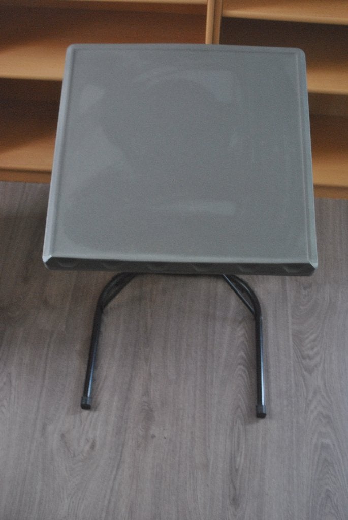 Vouwtafel, Huis en Inrichting, Woonaccessoires | Overige, Gebruikt, Metaal, Zwart, Overige stijlen, Ophalen