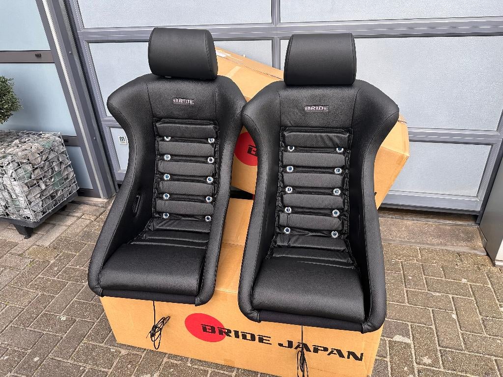 Bride Neo Classic Histoni Leder Carbon kuipstoel, Auto diversen, Ophalen of Verzenden