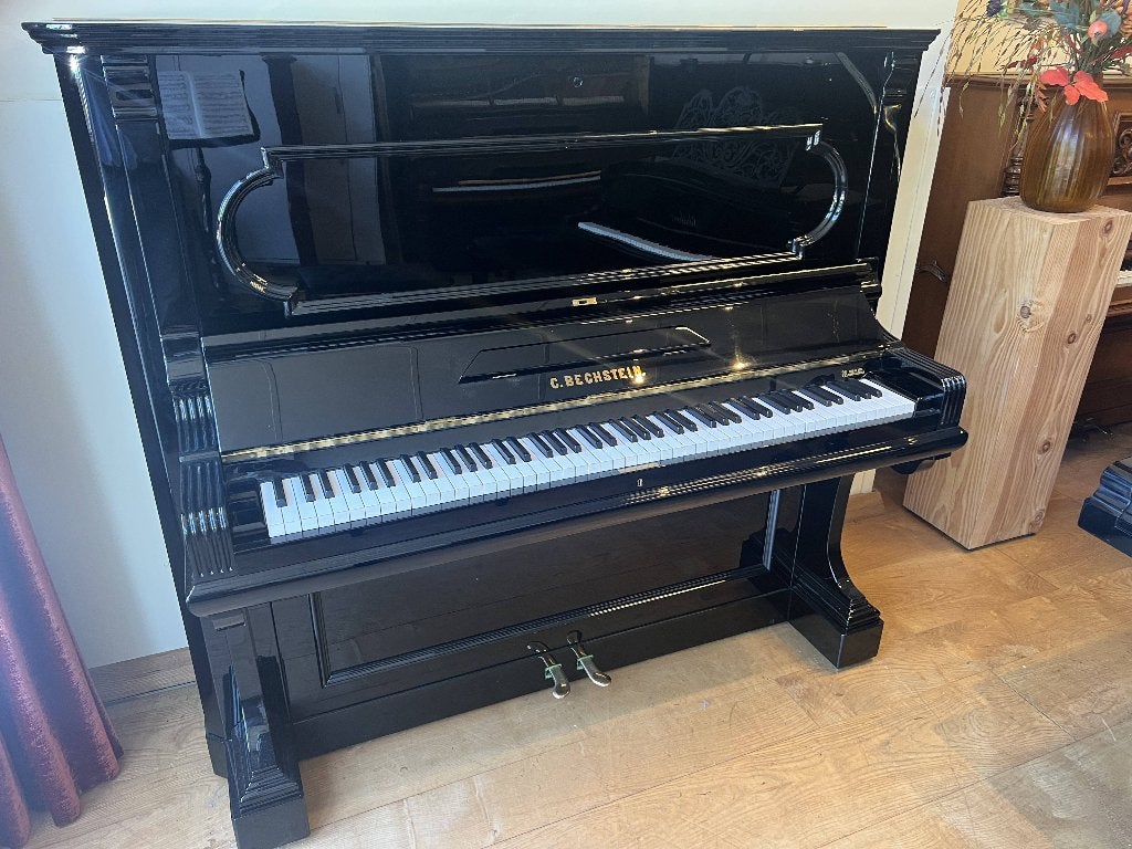 C.Bechstein piano mod. 145 bijzonder model !, Muziek en Instrumenten, Piano's, Ophalen of Verzenden, Zo goed als nieuw, Zwart