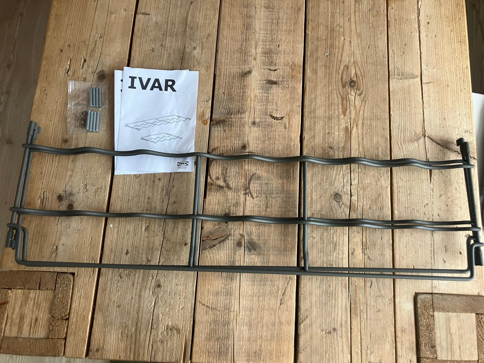 IKEA IVAR flessenrek 83x30 cm, Ophalen, 5 tot 15 flessen, Nieuw, 75 – 100