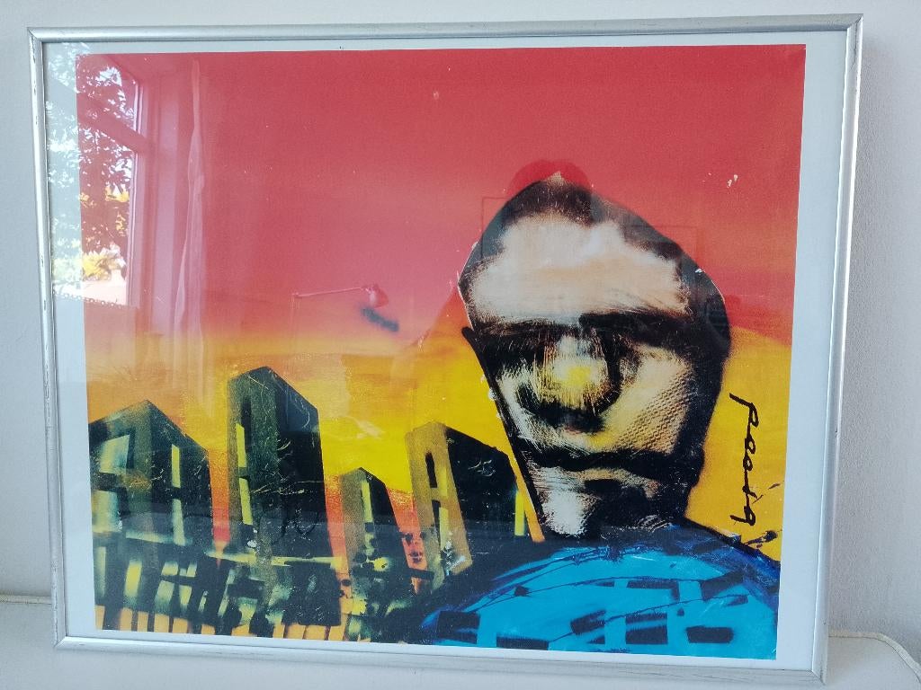Herman Brood print, Antiek en Kunst, Kunst | Litho's en Zeefdrukken, Ophalen of Verzenden
