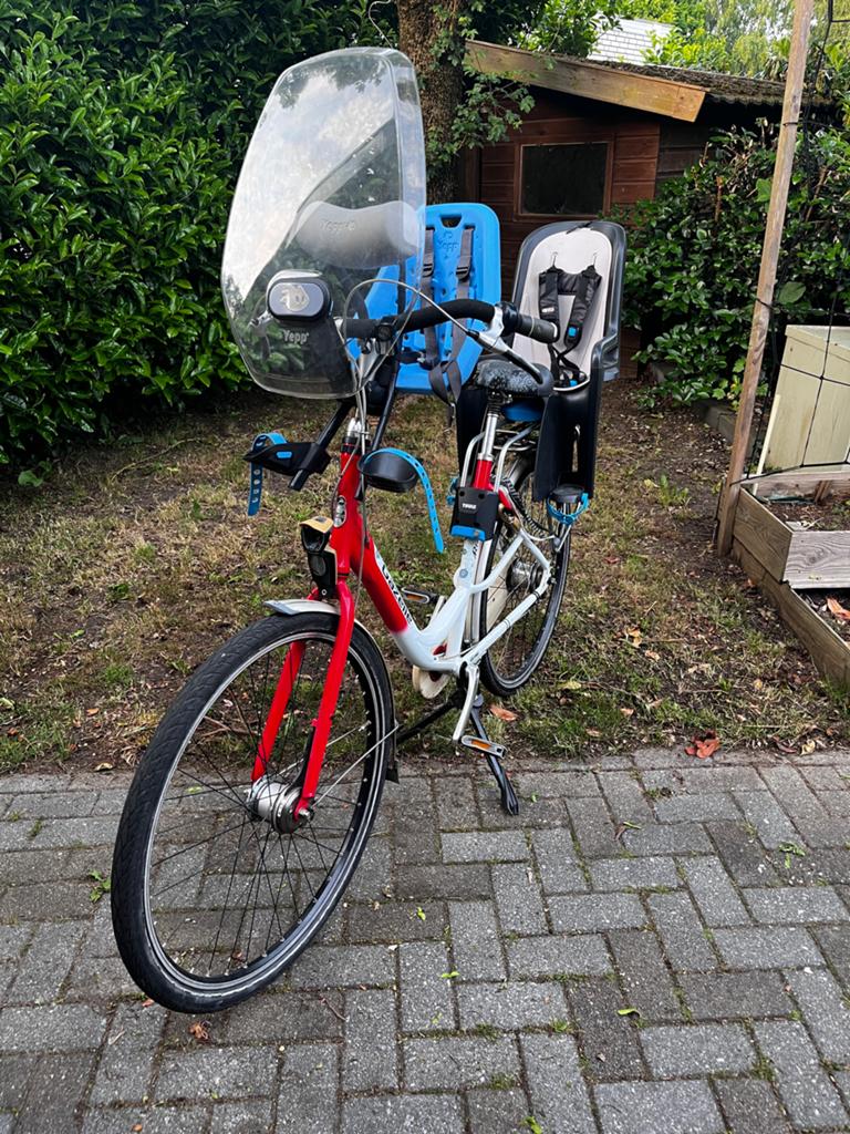 Gazelle bloom, 7 versnellingen inclusief Yepp voorzitje, Ophalen, Versnellingen, Gazelle, 53 tot 56 cm