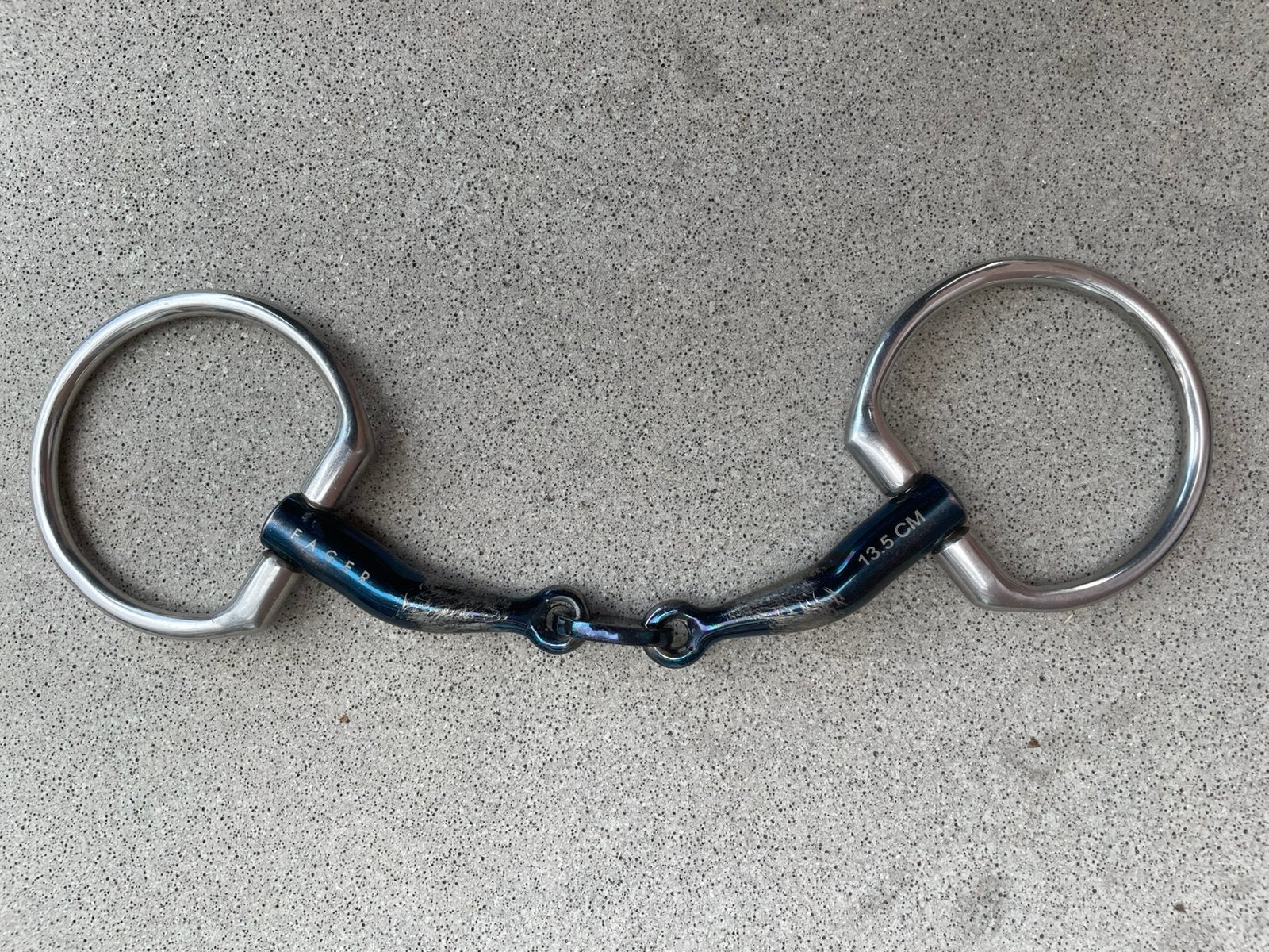 Fager claudia bit / 13,5 cm, Dieren en Toebehoren, Paarden en Pony's | Hoofdstellen en Tuigage, Gebruikt, Ophalen of Verzenden