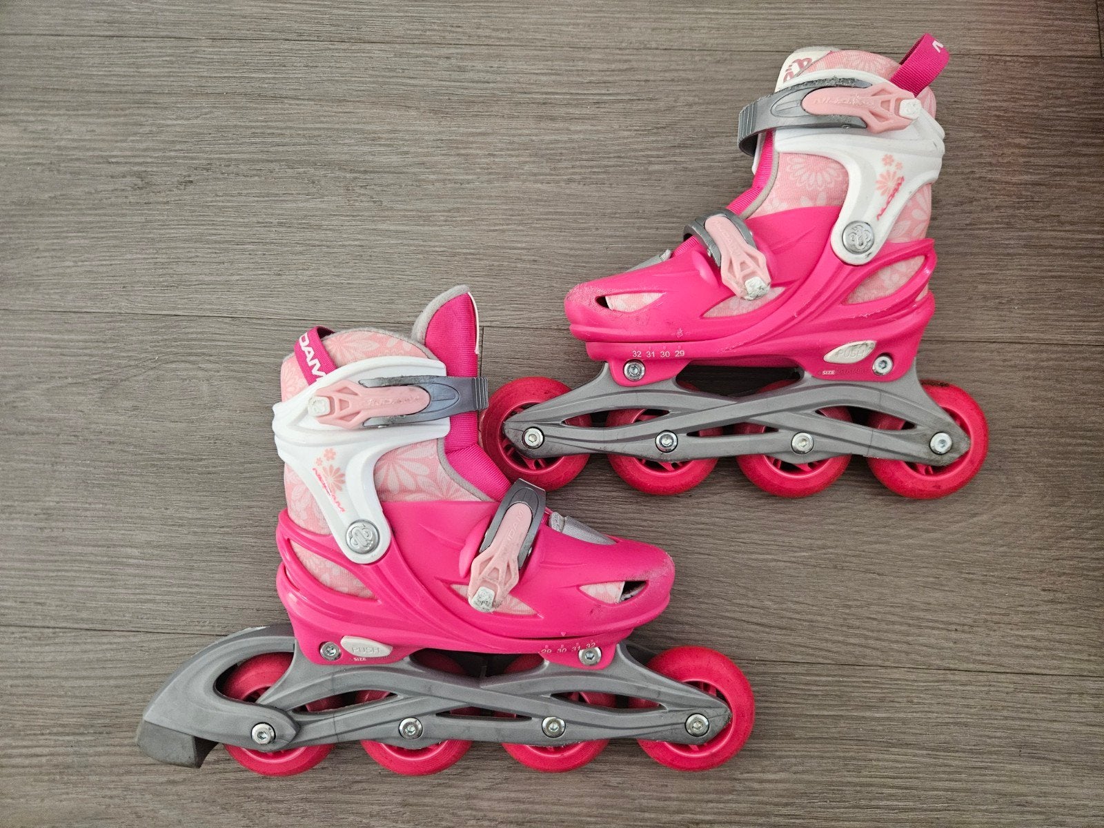 Nijdam 3-in-1 Inline Skates / Rolschaatsen - Maat 29-32, Kinderen, Ophalen of Verzenden, Verstelbaar, Gebruikt