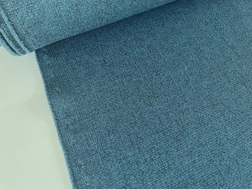 Gabriel Step Melange 67072 groenblauw; 2x restant meubelstof, Overige materialen, Blauw, 120 cm of meer, Ophalen of Verzenden