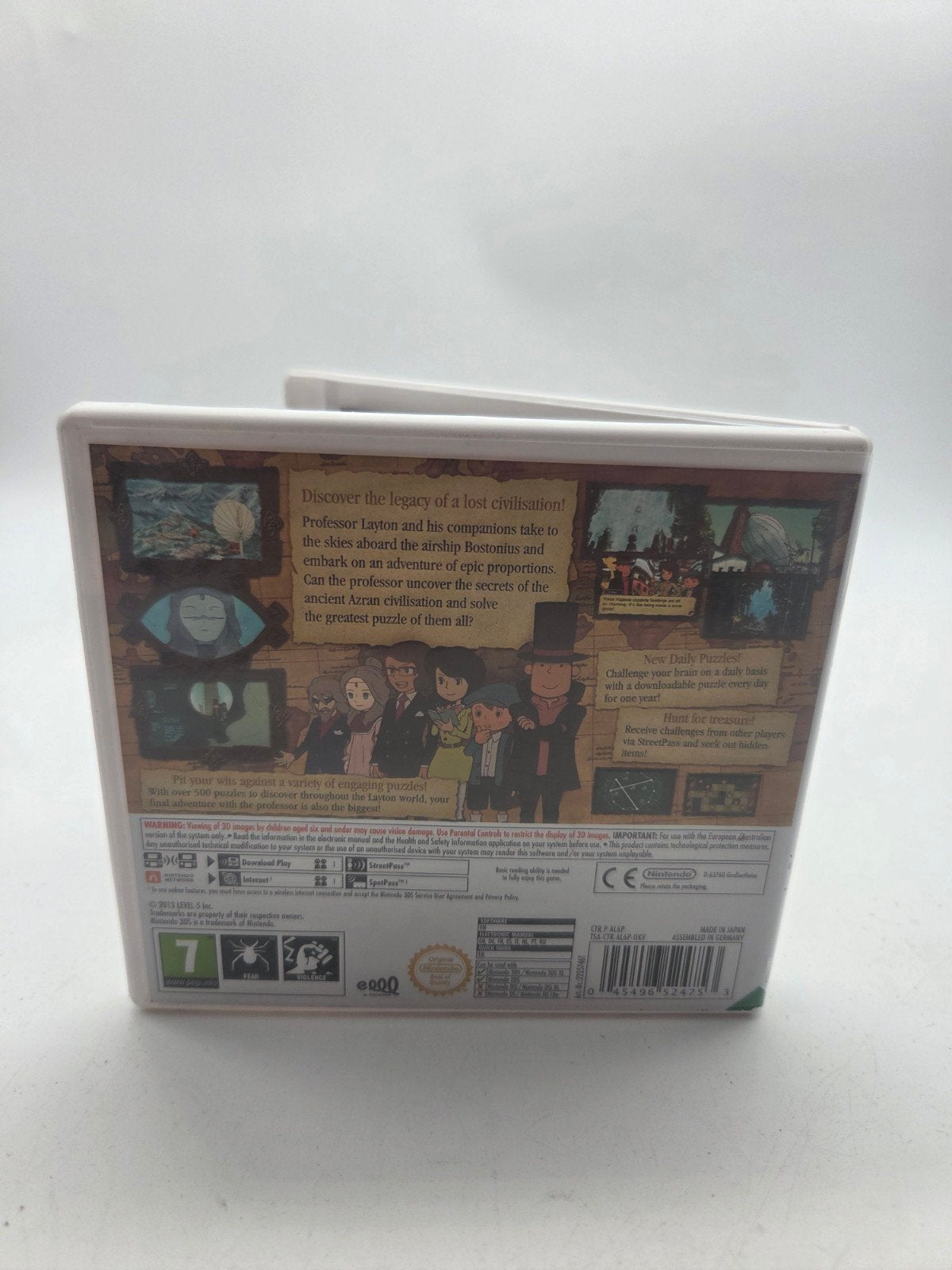 Professor Layton and the Azran Legacy - Nintendo 3DS, Spelcomputers en Games, Games | Nintendo 2DS en 3DS, Nintendo, Puzzel en Educatief