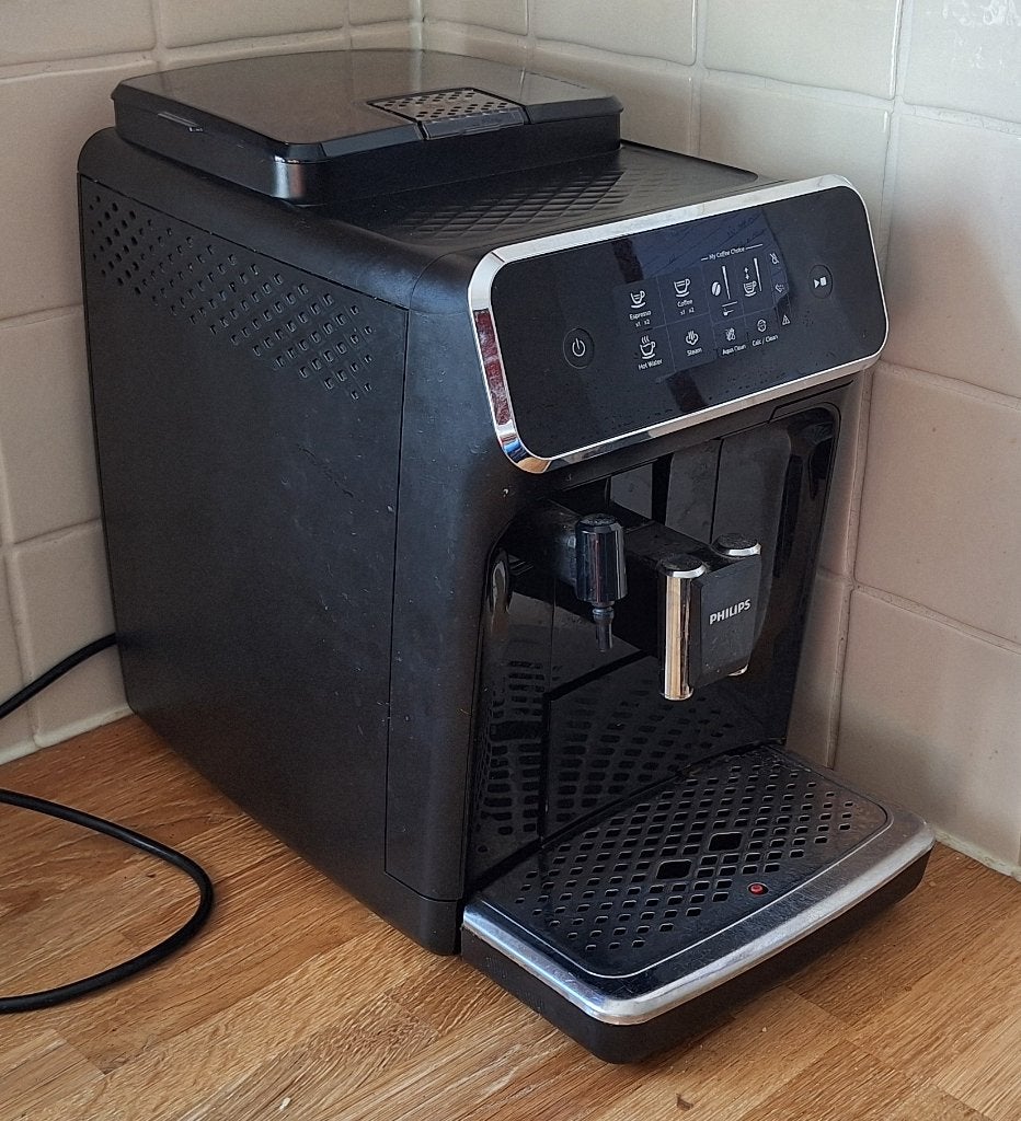 Philips Omnia Espressomachine (EP2221/40), Witgoed en Apparatuur, Koffiezetapparaten, Gebruikt, Gemalen koffie, Koffiebonen, Combi