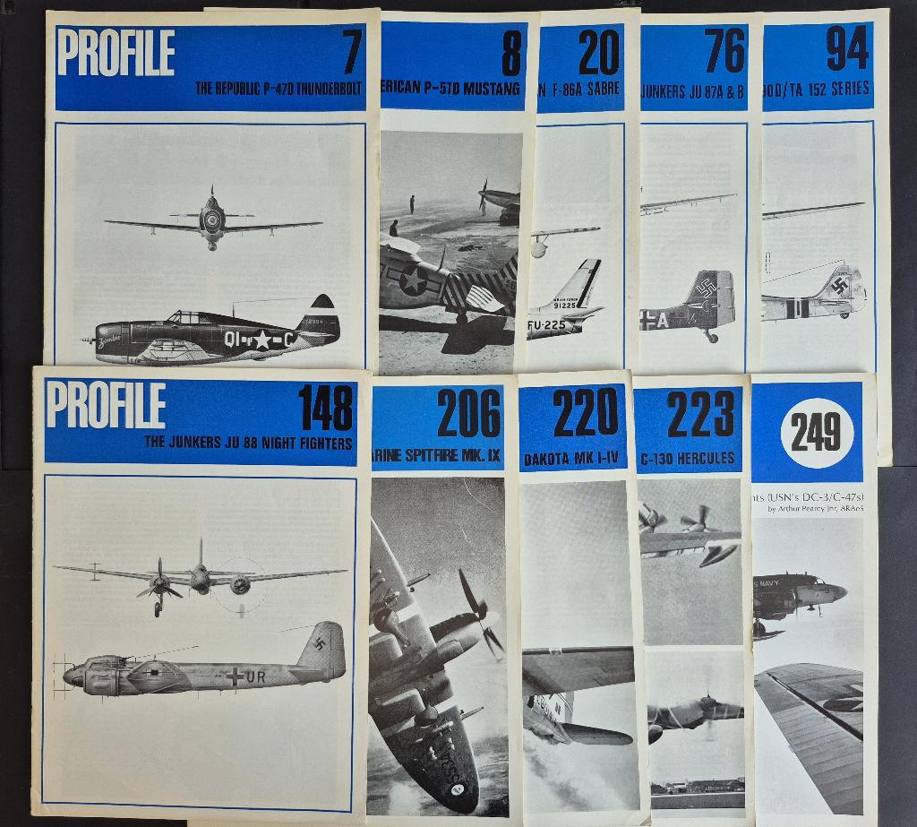 10 verschillende Profile boekjes (BK578), Ophalen of Verzenden, Gebruikt, Boek of Tijdschrift