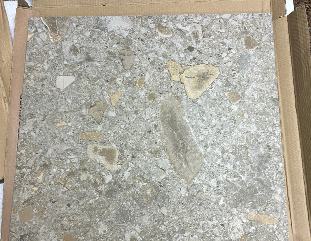 Terrazzo tegels 2 m2, Ophalen, 60 cm of meer, Nieuw, Minder dan 5 m²