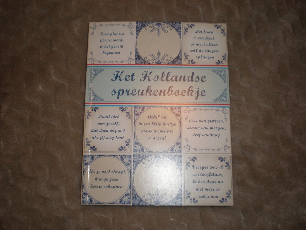 Boekje. Het Hollandse spreukenboekje., Ophalen of Verzenden, Gelezen, Overige typen