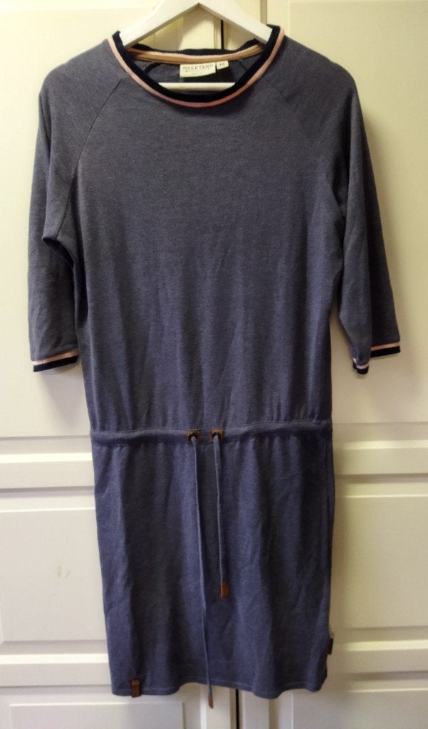 Naketano Jurk Blauw Maat M, Maat 38/40 (M), Blauw, Ophalen of Verzenden, Zo goed als nieuw