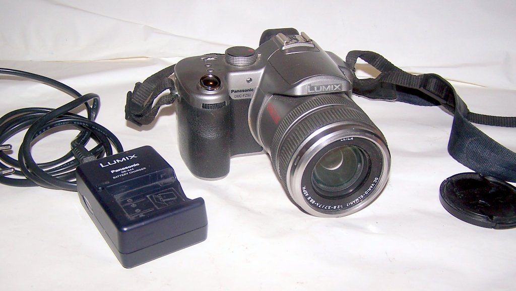 Panasonic Lumix DMC-FZ50 Bridgecamera met Leica lens. Izgs., Panasonic, 10 megapixels, Ophalen of Verzenden, Zo goed als nieuw