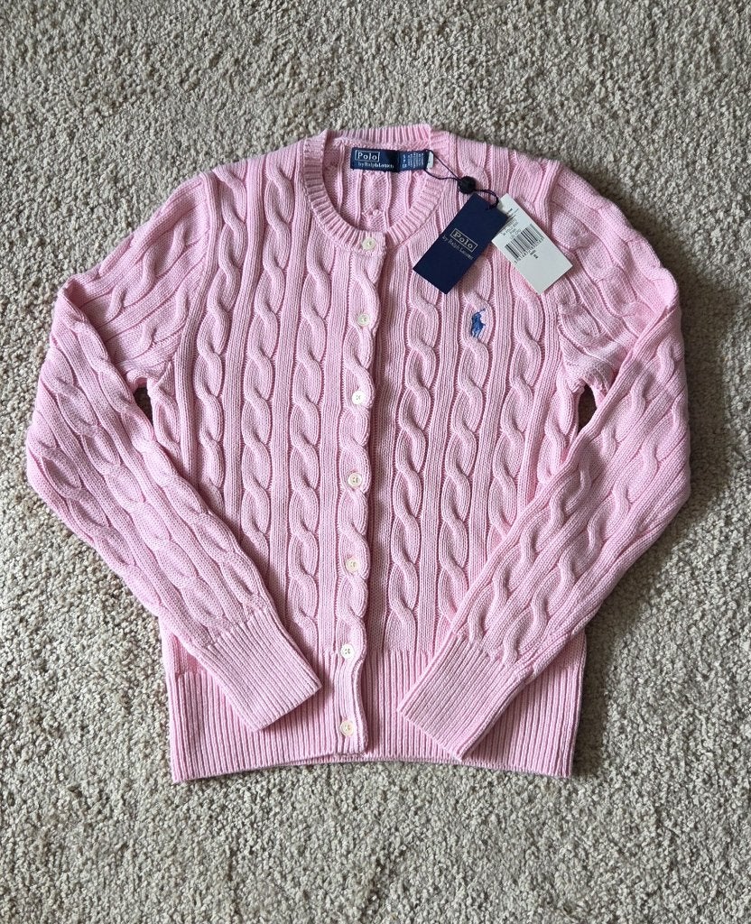 Polo Ralph Lauren  Cardigan, Kleding | Dames, Truien en Vesten, Nieuw, Ophalen of Verzenden, Ralph Lauren, Roze