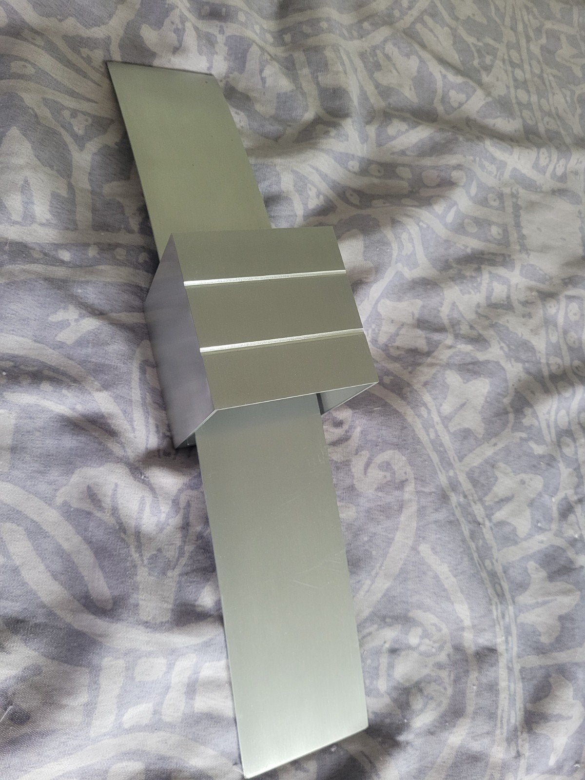 4x Rietveld Muurlampen - Modern Design Zilverkleurig, Indirect licht, Overige fittingen, Ophalen of Verzenden, Zo goed als nieuw