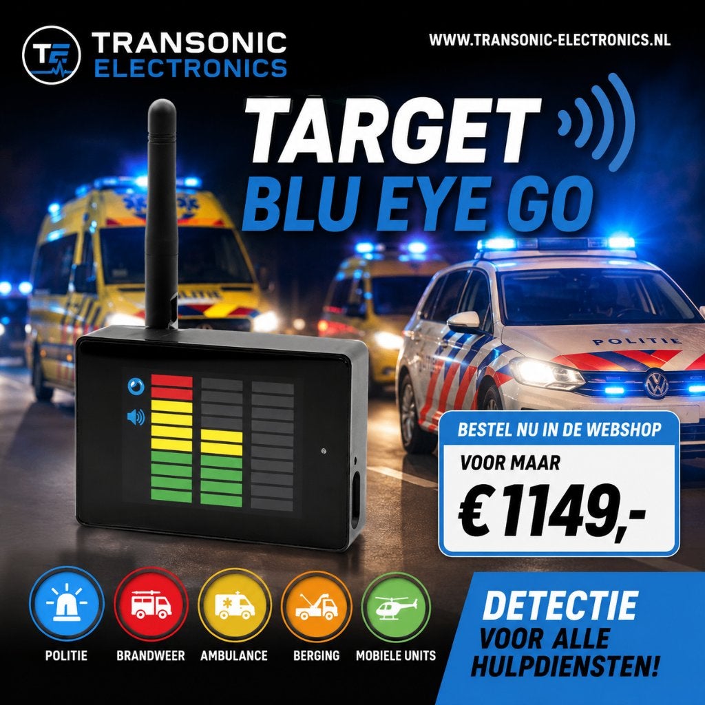 Target BLU EYE GO TETRA Detectie voor alle hulpdiensten!, Target, Verzenden, ., Nieuw